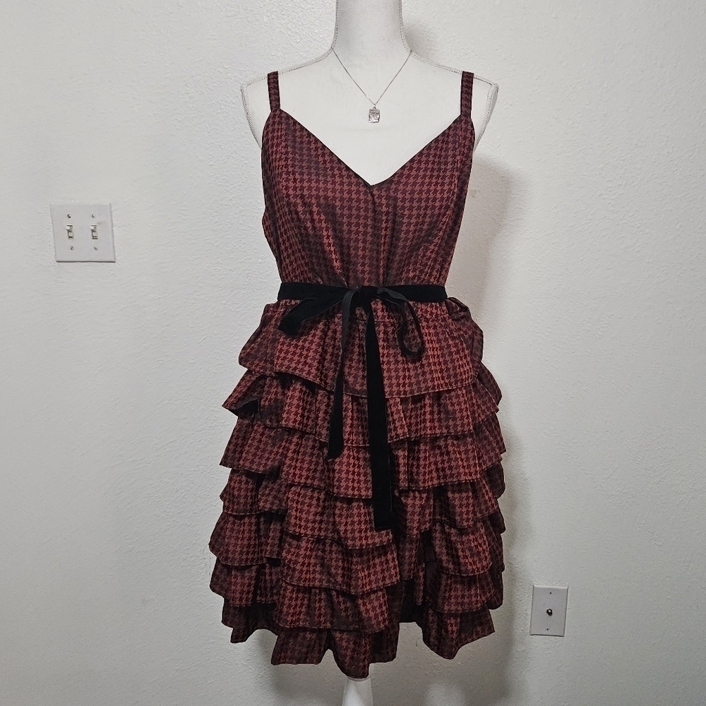 Betsy Johnson collab with torrid dark academia style dress with belt size 10